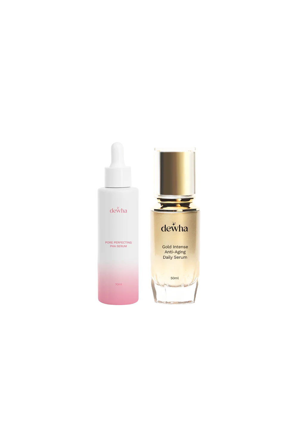 Clear & Firm Serum Duo (Pore Perfecting PHA Serum + Gold Intense Anti-Aging Serum)